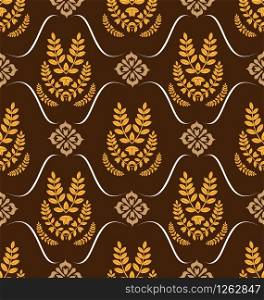 Seamless ornament pattern tile for multipurpose use in design. Seamless ornament pattern tile