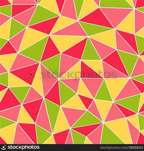 Seamless pattern of abstract geometric shape. Flat style. Vector illustration