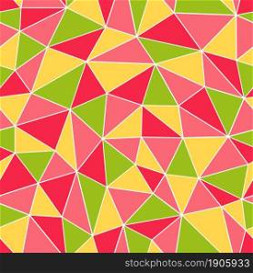 Seamless pattern of abstract geometric shape. Flat style. Vector illustration