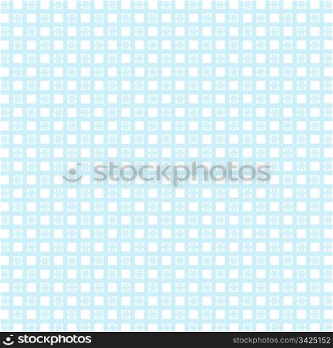 Seamless pattern of beautiful blue flower background