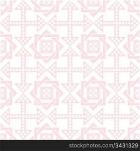Seamless pattern of beautiful floral and dots pattern