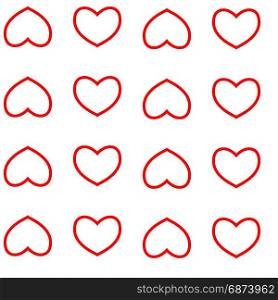 Seamless pattern with hearts. Background of hearts on Valentine Day. Good for textiles, interior design, for book design, website background.. seamless pattern with nice hearts on background.