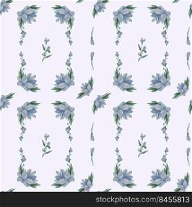 Seamless patterns. Blue flowers, buds and leaves on a white background. Watercolor. Geometric Floral Patterns, Vignettes For festive designs, decor, packaging, textiles and wallpaper. Hand drawing. Seamless patterns. Blue flowers, buds and leaves on a white background. Watercolor. Geometric Floral Patterns, Vignettes For festive designs, decor, packaging, textiles and wallpaper 