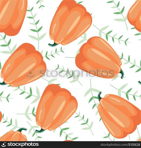 Seamless patterns with leaves and pumpkin ornaments. Halloween background. Seamless patterns with leaves and pumpkin ornaments