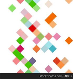 Seamless Pixel Background with Colorful and Creative Concept. Seamless Pixel Background