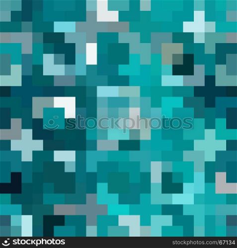 Seamless Pixel Pattern Background as an Artistic Concept. Seamless Pixel Pattern