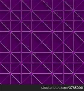 Seamless purple abstract background. Simple geometrical ornament with cut out of paper effect.&#xA;&#xA;&#xA;