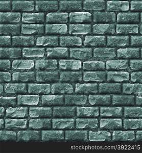 Seamless Stone Brick Wall as Textured Background. Seamless Stone Brick Wall