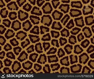 Seamless tile background with a leaopard fur texture