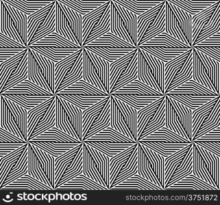 Seamless Triangle Elements Pattern. Rasterized Version