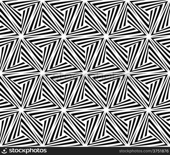 Seamless Triangle Elements Pattern. Rasterized Version