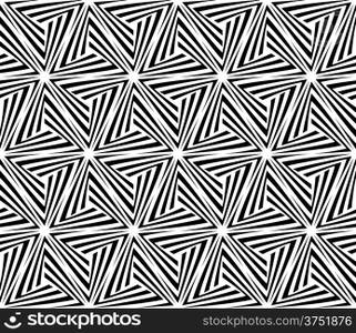 Seamless Triangle Elements Pattern. Rasterized Version