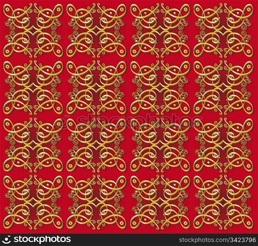 Seamless vintage oriental background decorative design for wallpaper, paper, textile