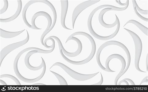 Seamless white background with cut out of paper effect &#xA;&#xA;