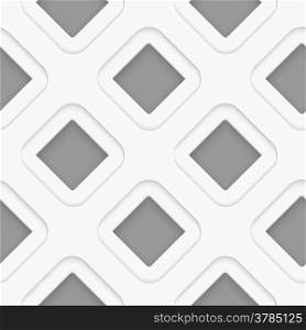 Seamless white diagonal square background with realistic shadows on gray&#xA;&#xA;&#xA;