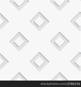 Seamless white diagonal square background with realistic shadows on gray&#xA;&#xA;&#xA;