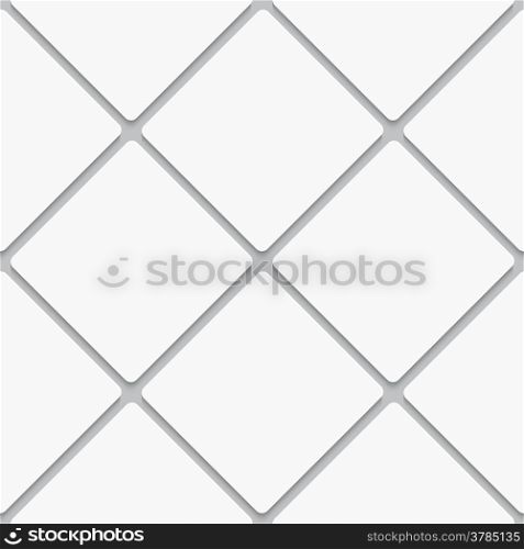 Seamless white diagonal square tiles with realistic shadow &#xA;&#xA;&#xA;