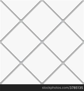 Seamless white diagonal square tiles with realistic shadow &#xA;&#xA;&#xA;