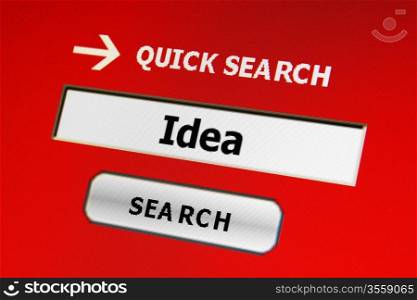 Search for idea