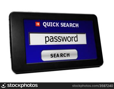 Search for password