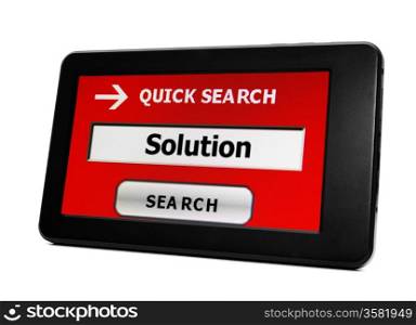 Search for solution