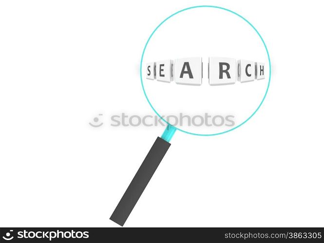 Search image with hi-res rendered artwork that could be used for any graphic design.. Search