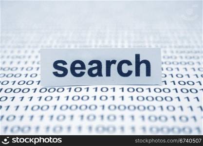 Search on binary data