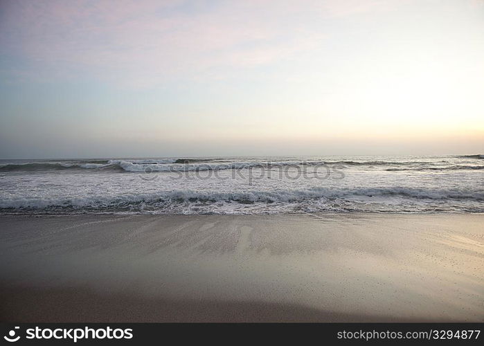 Seascape along Mal Pais coastline in San Jose Costa Rica