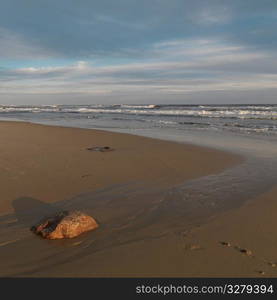 Seascape along shoreline at The Hamptons, New York