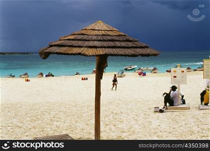 Seascape and beach on a sunny day, Atlantis Resort, Bahamas