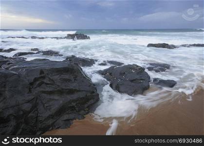 Seascape in KwaZulu Natal, South Africa