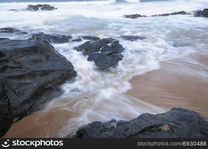 Seascape in KwaZulu Natal, South Africa