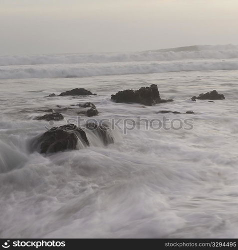 Seascape off the coastline of Costa Rica