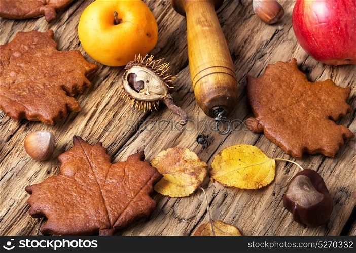Seasonal autumn cookies