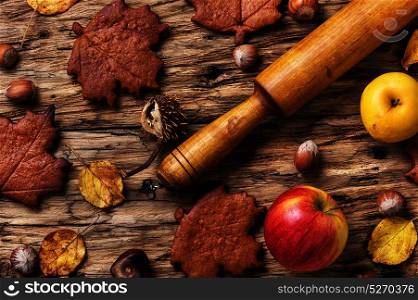Seasonal autumn cookies