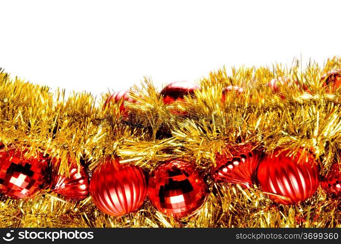 Seasonal ornaments used during the Christmas season.