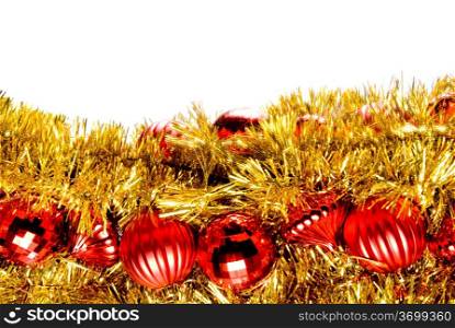 Seasonal ornaments used during the Christmas season.
