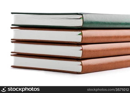 section of stack of book