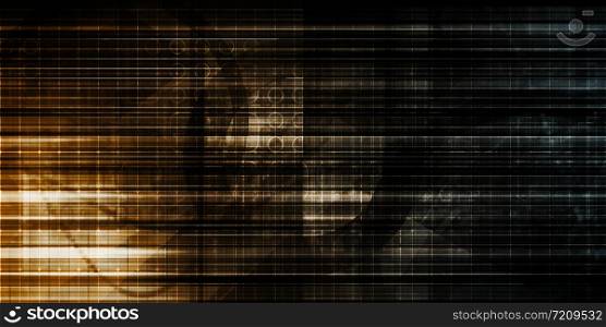 Security Abstract as a Concept Background Art. Security Abstract