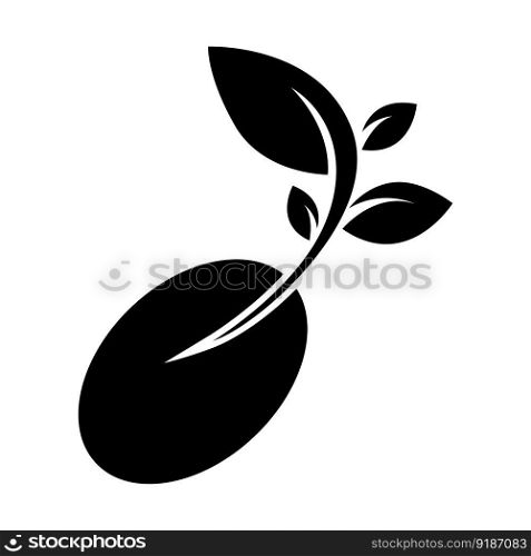 Seed icon vector design template