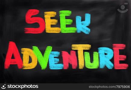 Seek Adventure Concept