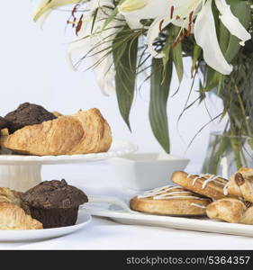 Selection of cakes and pastries