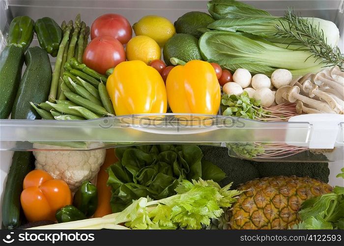 Selection of vegetable