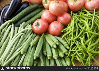 Selection of vegetables