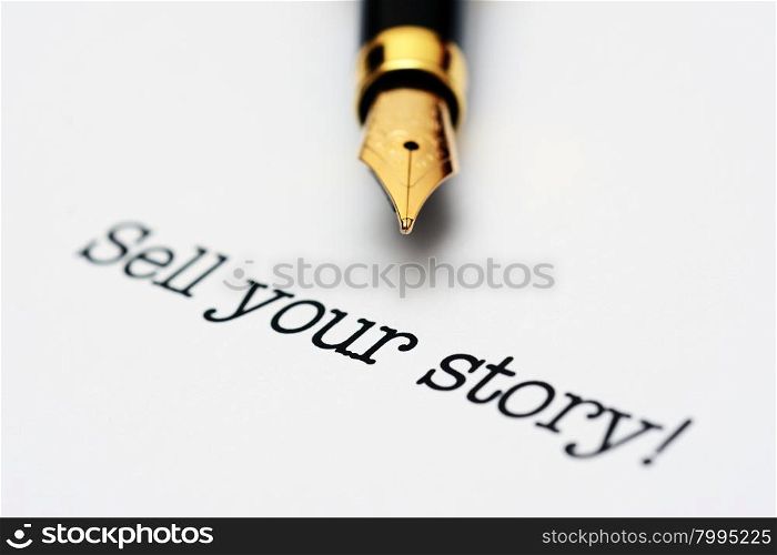 Sell your story concept