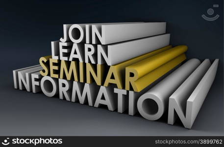 Seminar to Join and Learn Information in 3d. Seminar