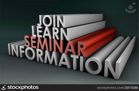 Seminar to Join and Learn Information in 3d. Seminar