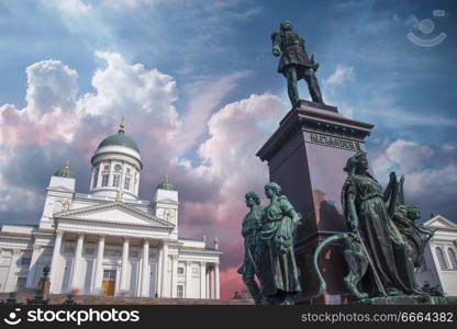 Senate Square - the area in the center of Helsinki in Kruununhaka district, "visiting card" of the city.