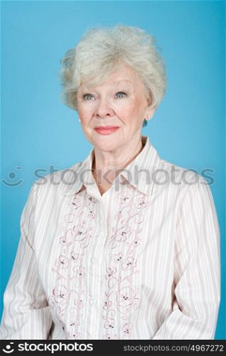 Senior adult woman