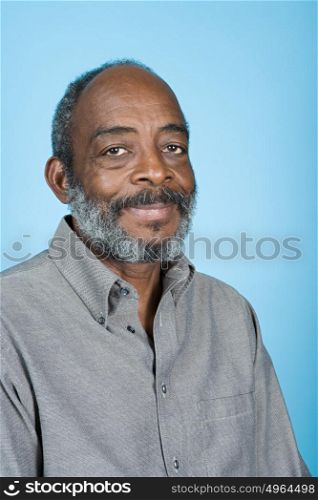 Senior African American man